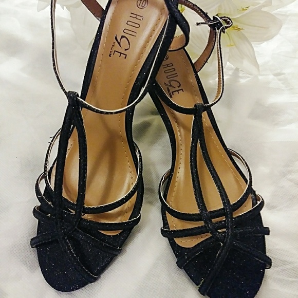 Strappy Glitter Heels - Picture 3 of 6